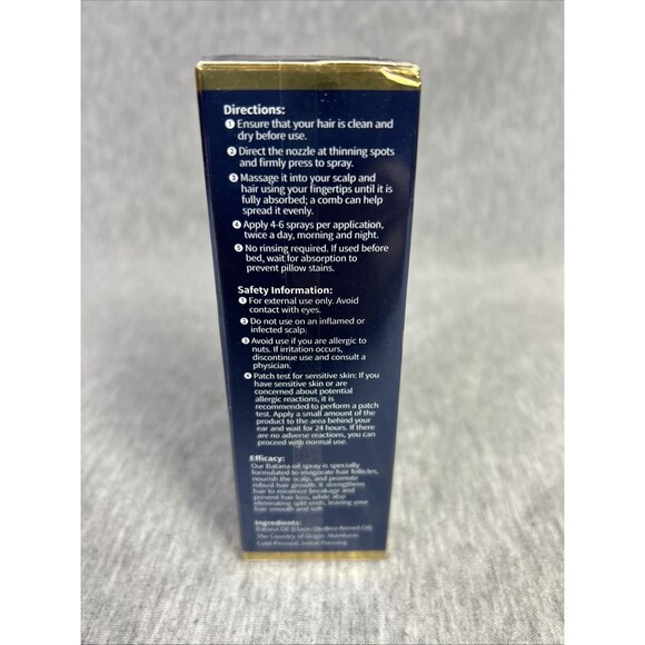 Fidyn Batana Oil Spray For Hair Growth Nourish Scalp 60ml (2 fl oz) Sealed - Picture 5 of 10